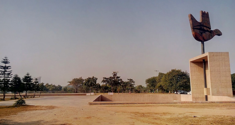 Open Hand Monument Chandigarh (Entry Fee, Timings, History, Built by ...